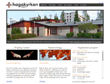 Tablet Screenshot of hagakyrkan.se